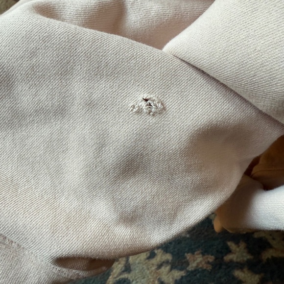 LULULEMON Perfectly Oversized Crew Sweatshirt, Feather Pink, size 10 - Picture 3 of 6